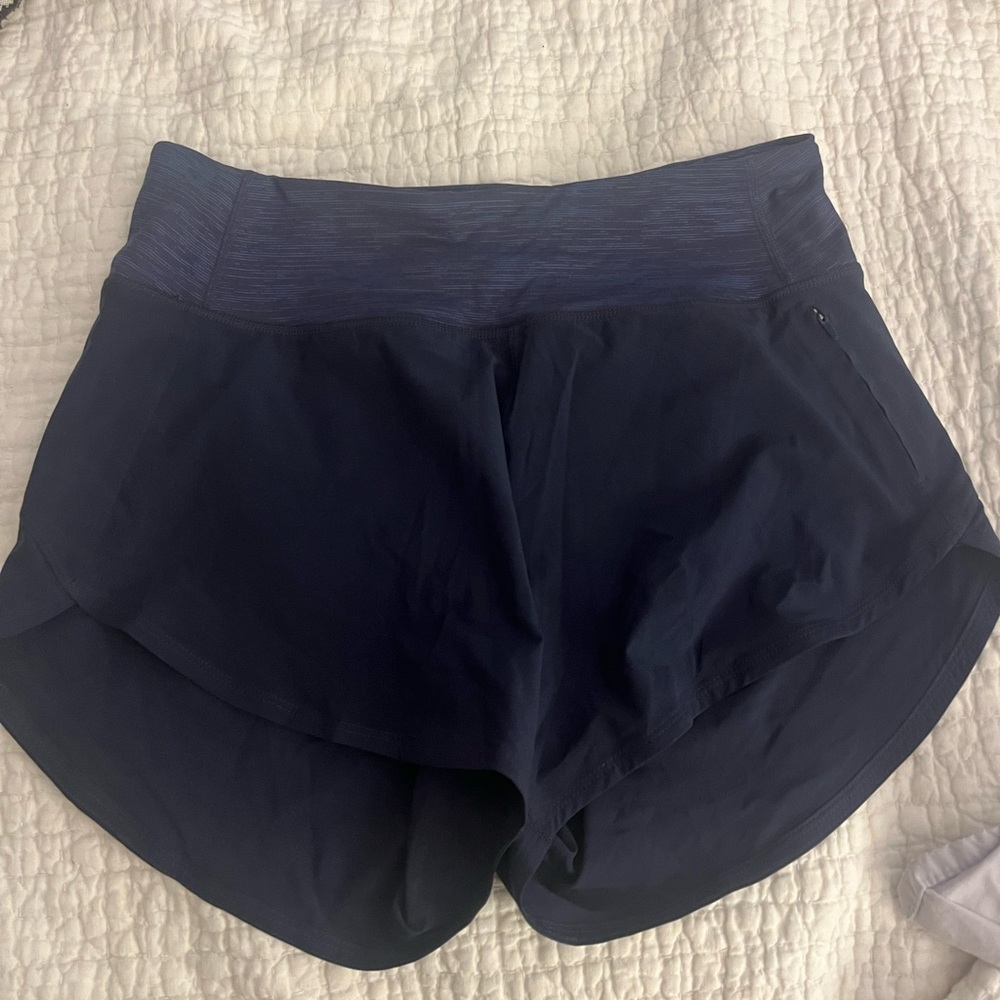 Outdoor voices running shorts size medium navy blue